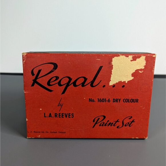 Regal Dry Tempera Art 6 Colour Paint Set Vintage Painting Kit - Picture 2 of 7